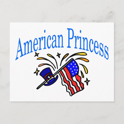 Carte Postale Princesse américaine (Devant)
