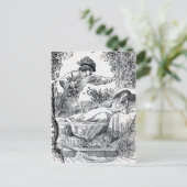 Carte Postale Princesse aussi au lit dans la forêt Prince (Debout devant)