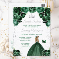 Princesse aux Cheveux Blonds Vert Foncé Sweet Seiz