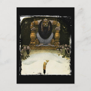 Carte Postale Princesse avec le Troll King