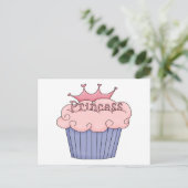 Carte Postale Princesse Cupcake (Debout devant)