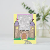 Carte Postale Princesse dans son propre château ! (Debout devant)