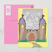 Carte Postale Princesse dans son propre château ! (Devant / Derrière)