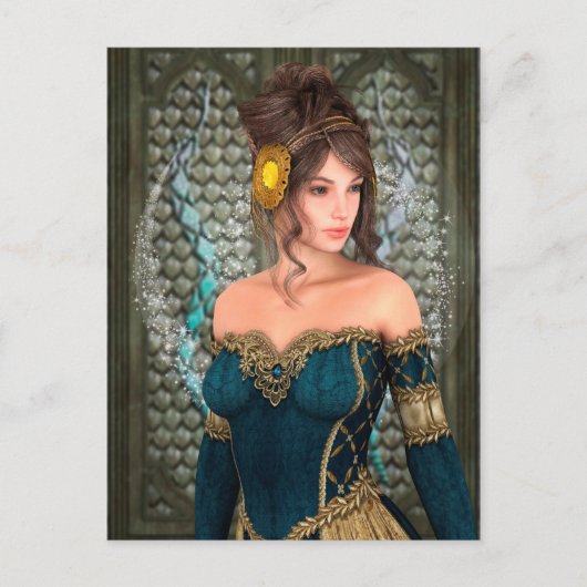 Carte Postale Princesse de conte de fées (Devant)