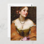 Carte Postale Princesse de la Renaissance en automne (Devant / Derrière)