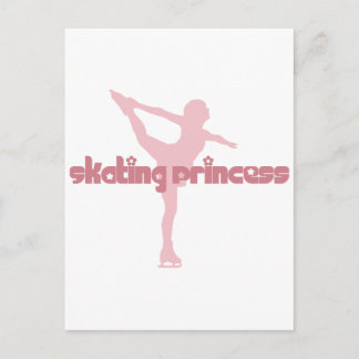 Carte Postale Princesse de patinage