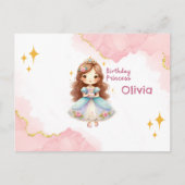 Carte Postale Princesse Delight d'anniversaire (Devant)