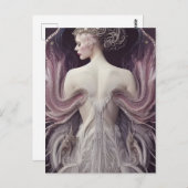 Carte Postale Princesse du cygne rose (Devant / Derrière)