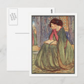 Carte Postale Princesse en pleurs par Florence Harrison (Devant / Derrière)