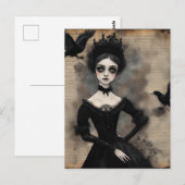 Carte Postale Princesse et les Ravens (Devant / Derrière)