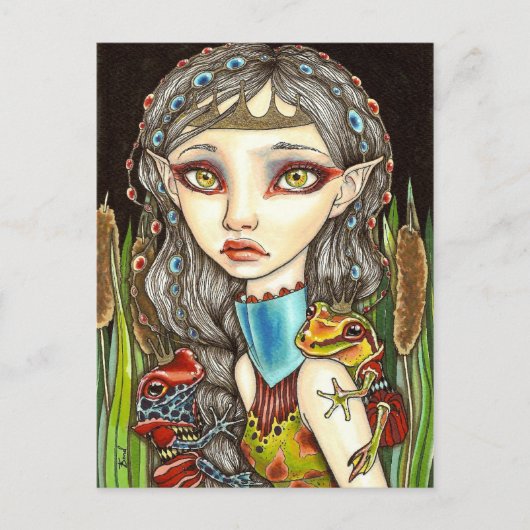 Carte Postale Princesse Grenouille (Devant)