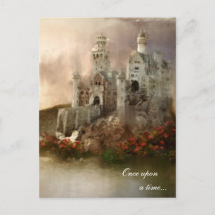 Carte Postale Princesse Imaginaire Château Cadeaux de mariage