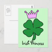 Carte Postale Princesse irlandaise (Devant / Derrière)