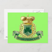 Carte Postale Princesse irlandaise (Devant / Derrière)