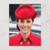 Princesse Kate stylisée rouge