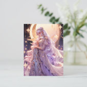 Carte Postale Princesse Luna Anime Fantaisie Artistique (Debout devant)
