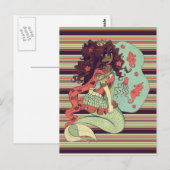 Carte Postale Princesse Mermaid (Devant / Derrière)