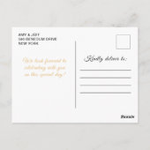 Carte Postale Princesse noire Floral Quinceañera (Dos)