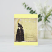 Carte Postale Princesse observant l'oie au-dessus (Debout devant)