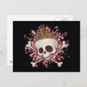 Carte Postale Princesse Pirate -tiara (Devant / Derrière)