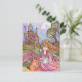 Carte Postale Princesse Qui aimait les animaux (Debout devant)