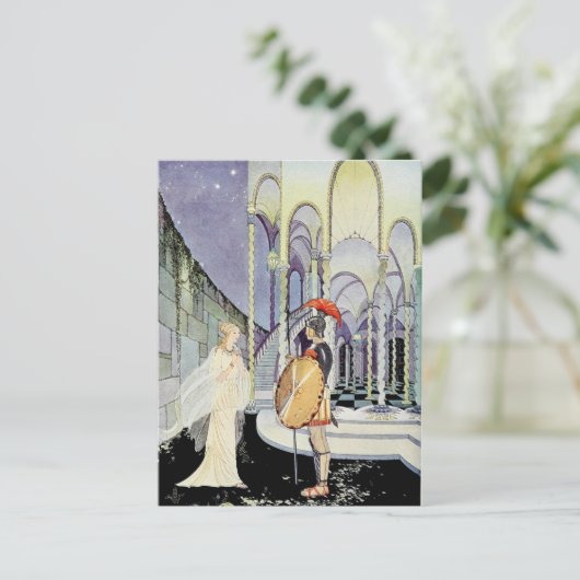 Carte Postale Princesse Rosette et soldat (Debout devant)