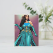 Carte Postale Princesse spatiale (Debout devant)