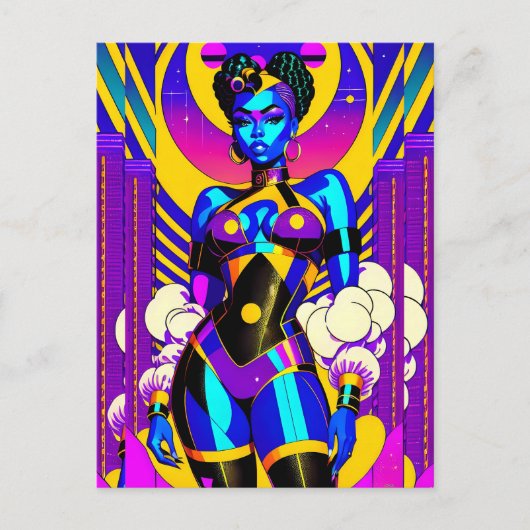 Carte Postale Princesse sur le pinceau - Ken Gage Art (Devant)