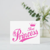 Carte Postale Princesse thaïlandaise (Debout devant)