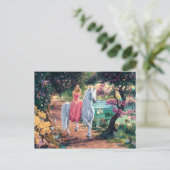 Carte Postale Princesse Unicorn (Debout devant)