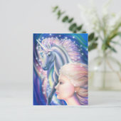 Carte Postale Princesse Unicorn (Debout devant)