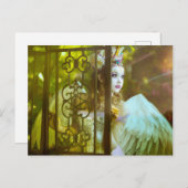 Carte Postale Princesse Unicorne Lumière (Devant / Derrière)