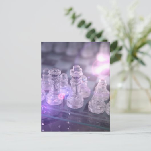 Carte postale principale d'échecs (Debout devant)