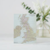 Carte Postale Principaux points forts des îles britanniques (Debout devant)