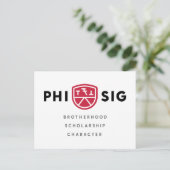 Carte Postale Principes Phi Sigma Kappa (Debout devant)