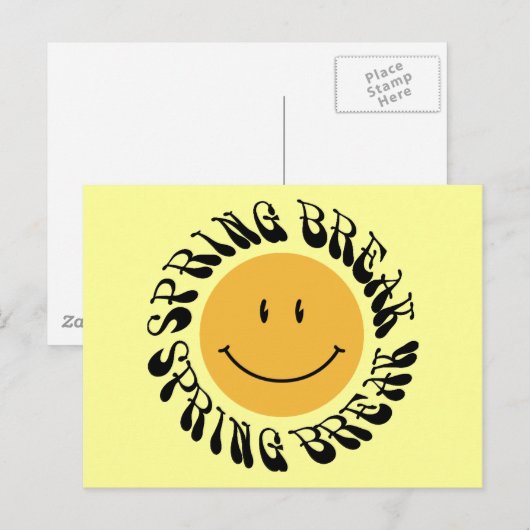 Carte Postale Printemps (Devant / Derrière)