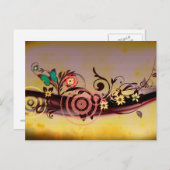 Carte postale Printemps (Devant / Derrière)