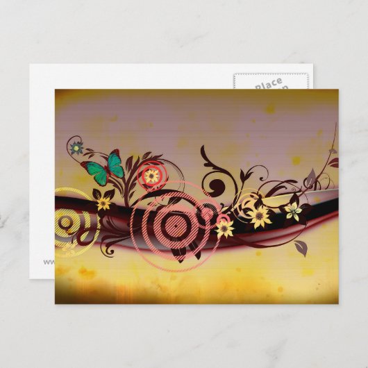 Carte postale Printemps (Devant / Derrière)