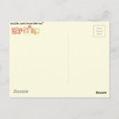 Carte Postale Printemps (Dos)