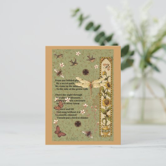 Carte Postale Printemps (Debout devant)