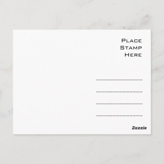 Carte Postale Printemps (Dos)