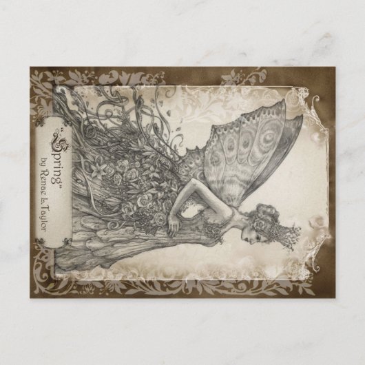 Carte Postale Printemps (Devant)