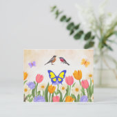 Carte Postale Printemps  (Debout devant)