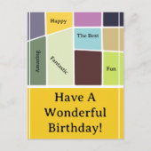 Carte Postale Printemps 2025 Été (Devant)