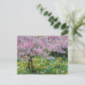Carte Postale Printemps à Claude Monet Garden | MERCI (Debout devant)