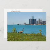 Carte Postale printemps à detroit (Devant / Derrière)