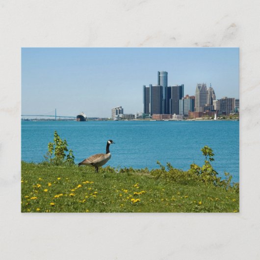 Carte Postale printemps à detroit (Devant)