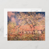 Carte Postale Printemps à Giverny par Claude Monet (Devant / Derrière)