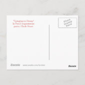 Carte Postale Printemps à Giverny par Claude Monet (Dos)