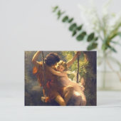 Carte Postale Printemps ~ Amateurs sur la peinture à voile (Debout devant)